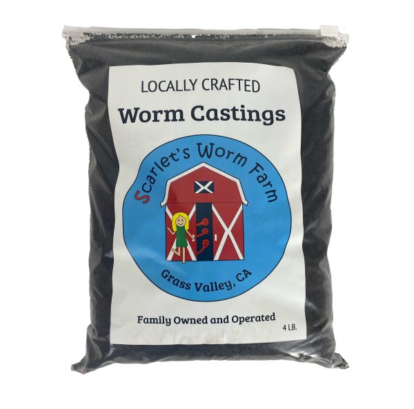 Scarlet s Worm Farm - Worm Castings (4lb) on Sale