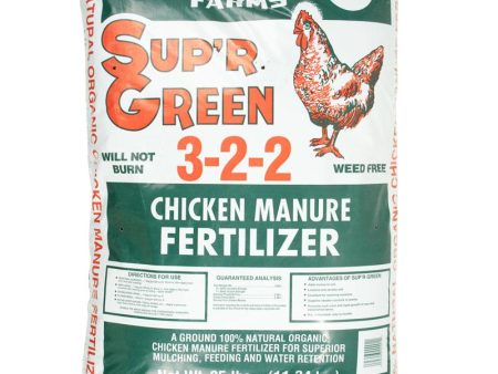 Sup R Green Organic Chicken Manure (Composted) (25 lb) Discount