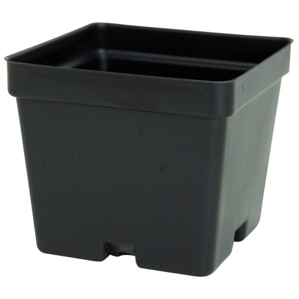 Square Plastic Pots - 4  Fashion