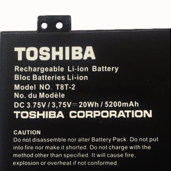 3.75V 20wh Original T8T-2 Toshiba Satellite Click Mini L9W-B Series Tablet Laptop Battery on Sale