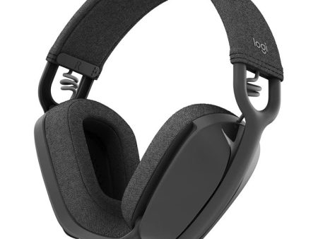 Logitech Zone Vibe 100 Lightweight Wireless Over-Ear Headphones With Noise-Cancelling Microphone, Advanced Multipoint Bluetooth Headset, Works With Teams, Google Meet, Zoom, Mac PC - Graphite For Cheap