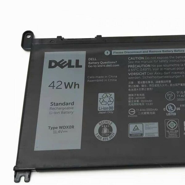 Original WDXOR Dell Inspiron 13,14,15 Series, Vostro 14, 15 Series Laptop Battery Hot on Sale