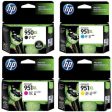 4-pack Replacement Set for HP 950XL 951XL Ink Cartridges, Latest Chipset, Compatible with HP Officejet Pro 8610 8620 8600 8600 plus 8100 8630 8640 8660 8615 8625 251dw 271dw Printer Online now