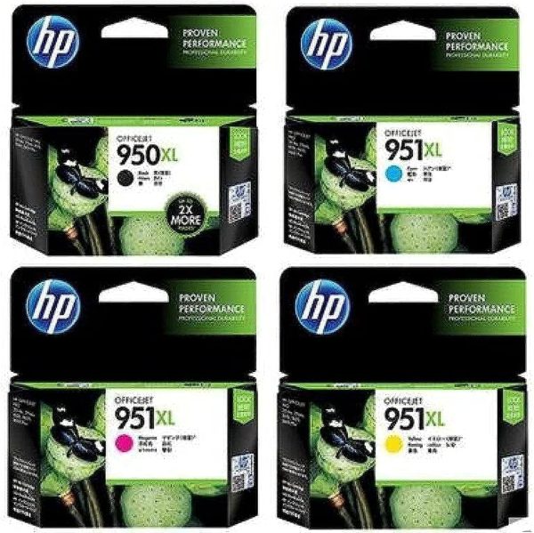 4-pack Replacement Set for HP 950XL 951XL Ink Cartridges, Latest Chipset, Compatible with HP Officejet Pro 8610 8620 8600 8600 plus 8100 8630 8640 8660 8615 8625 251dw 271dw Printer Online now