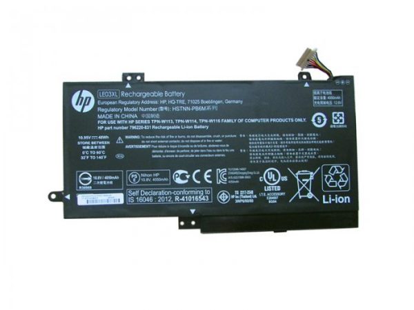 Original LE03XL HSTNN-YB5Q Fit HP Pavilion X360 15-BK 13-S Series, 796220-831 TPN-W116 Laptop Battery Supply