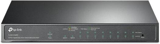 TP-Link TL-SG1210MPE | 8 Port Gigabit PoE Switch | Easy Smart Managed | 8 PoE+ Ports @123W, w  2 Uplink Gigabit Ports + 1 Combo SFP Slot | Limited Lifetime Protection | QoS, Vlan, IGMP & LAG Hot on Sale