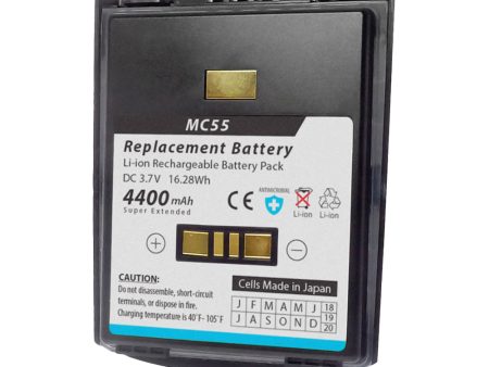 Symbol MC55 MC55a MC55A0 MC55A0-HC Replacement Li-ion Battery 3.7V 4400mAh Supply