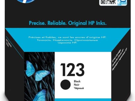 Hp 123 Ink Cartridge Set, Black - F6V17Ae & Tri-Color - F6V16Ae on Sale