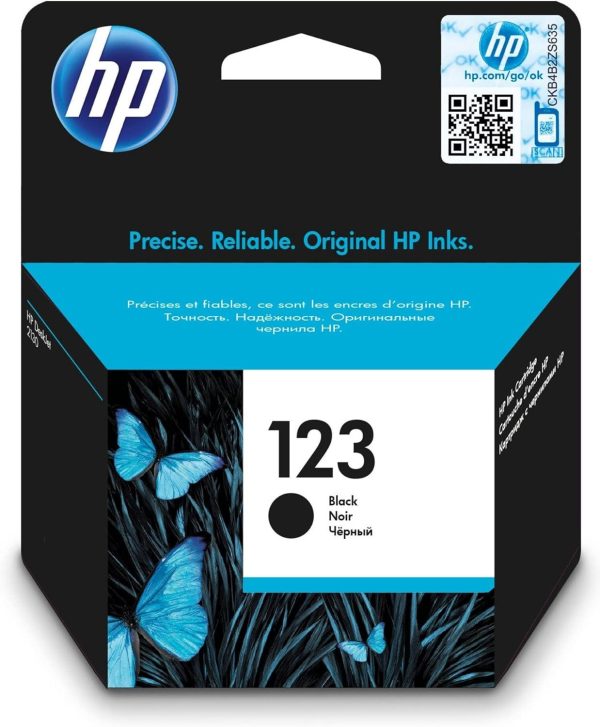 Hp 123 Ink Cartridge Set, Black - F6V17Ae & Tri-Color - F6V16Ae on Sale