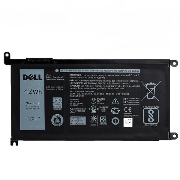 Original WDX0R Dell Inspiron 13 7368 14-7460 15 7560 17 5765 5767 5570 5770 3CRH3 T2JX4 42Wh Laptop Battery Online now