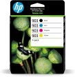 HP 6ZC73AE 903 ,4 Pack,Original Ink Cartridges, Black Cyan Magenta Yellow Fashion