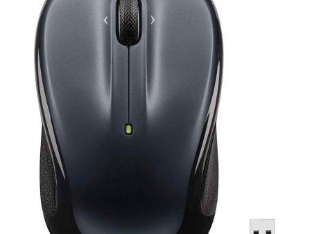 Logitech M325 Wireless Mouse, 2.4 GHz With USB Unifying Receiver, 1000 DPI Optical Tracking, 18 Month Life Battery, PC Mac Laptop Dark Silver Black Grey, 910-002142 Sale