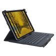 Logitech Universal Folio IPad Or Tablet Case With Wireless Bluetooth Keyboard, For 9-10 Inch Apple, Android Or Windows Tablets, Easy Set-Up, 2 Year Battery Life, QWERTY UK Layout - Black For Discount