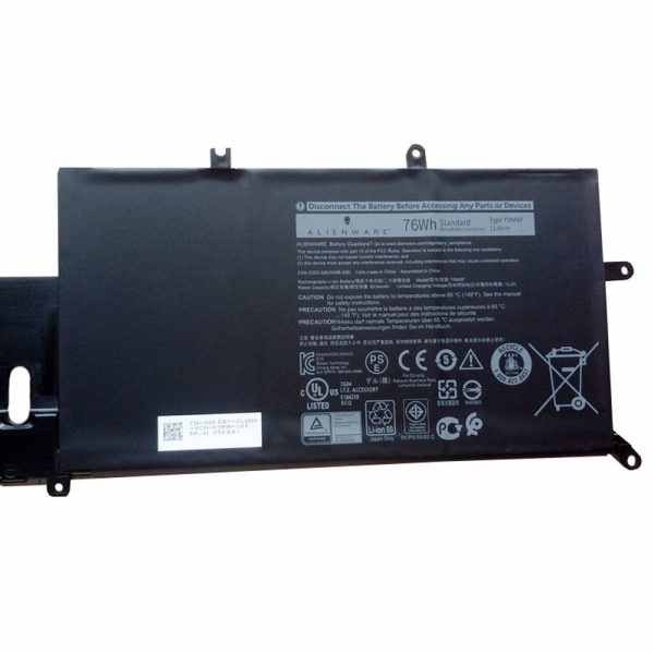 Original Y9M6F Dell Alienware M15 R2, M17 R2 Series YM9KC Laptop Battery Supply