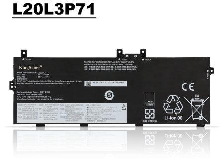 Replacement Battery For Lenovo ThinkPad X13 Yoga G2 20W80015GE 11.61V 52.8Wh on Sale