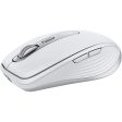 Logitech MX Anywhere 3 Compact Wireless Performance Mouse, Any Surface, Portable, 4000DPI, Customizable Buttons, USB-C, Bluetooth, Apple Mac, IPad, Windows PC, Linux, Chrome - Pale Grey Online now