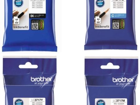 Brother LC3717 Ink Set for MFC-J2330DW MFC-J2730DW MFC-J3530DW and MFC-J3930DW Online