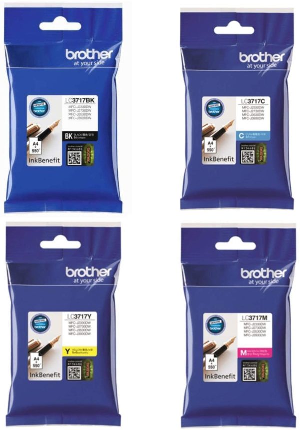 Brother LC3717 Ink Set for MFC-J2330DW MFC-J2730DW MFC-J3530DW and MFC-J3930DW Online