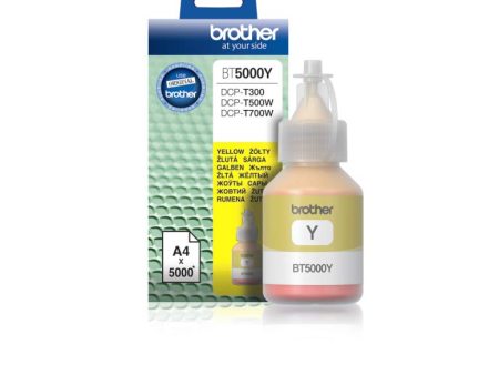 Brother Yellow Ink Bottle For T300 T500w T700w T800w Printers Hot on Sale