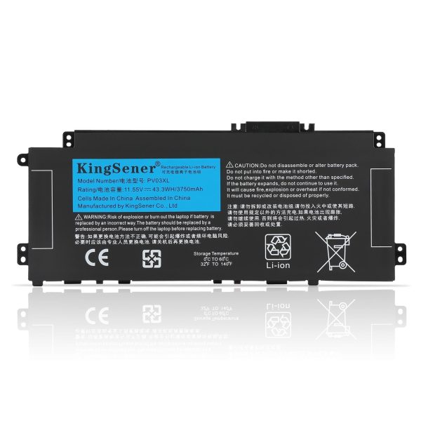 US Warehouse Kingsener PV03XL PP03XL Laptop Battery For HP Pavilion x360 13-BB 14-DV 14-DW 14M-DW 14-DK HSTNN-LB8S HSTNN-DB9X M01118-421 For Cheap