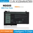 KingSener NGGX5 Laptop Battery For DELL Latitude E5270 E5470 E5570 M3510 JY8D6 954DF 0JY8D6 11.4V 47WH Online now