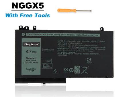 KingSener NGGX5 Laptop Battery For DELL Latitude E5270 E5470 E5570 M3510 JY8D6 954DF 0JY8D6 11.4V 47WH Online now