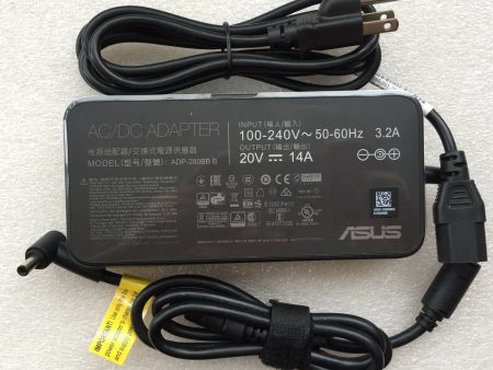 280W Genuine Asus ROG G703GX-E5062T, ADP-280BB B 280W 20V 14A AC Laptop Adapter For Sale