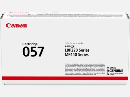 Canon i-SENSYS 057 Toner Cartridge, Black for LBP LBP223, LBP226 MF443 M445 Online