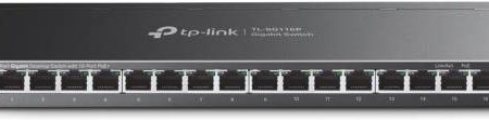 TP-Link 16-Port Gigabit Desktop Switch, 16× 10 100 1000 Mbps RJ45 Ports, Port Polarization, 120W PoE Budget, Up to 820 Transmission Distance, Isolation Mode & Priority Mode, Black | TL-SG116P Hot on Sale