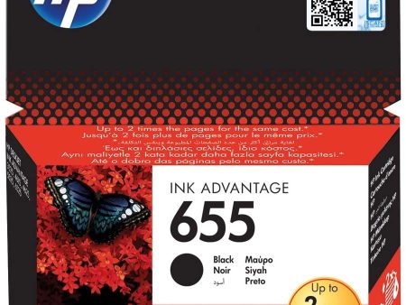 Hp Cz109ae 655 Ink Advantage Cartridge  Black on Sale