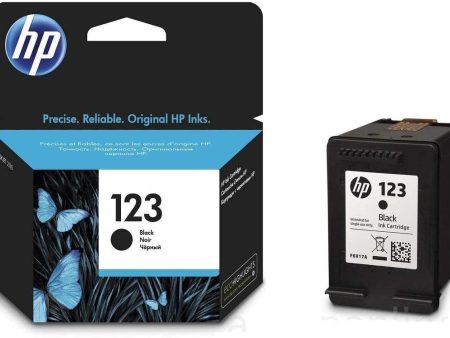 HP 123 Black Original Ink Advantage Cartridge - F6V17AE Sale