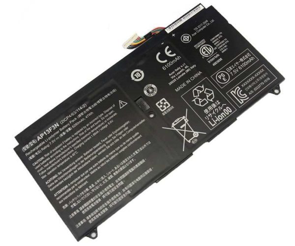 7.5V 47wh 6280mAh Original AP13F3N Acer Aspire S7-392 Ultrabook Series 2ICP4 63 114-2 Laptop Battery Sale