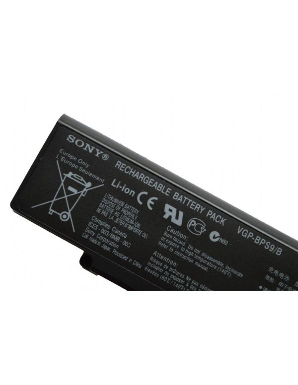 Original VGP-BPS9 VGP-BPL9 VGP-BPS10 Sony CR13 CR23 CR33 CR31 CR372 SZ54 VGP-BPS9A B Laptop Battery Online