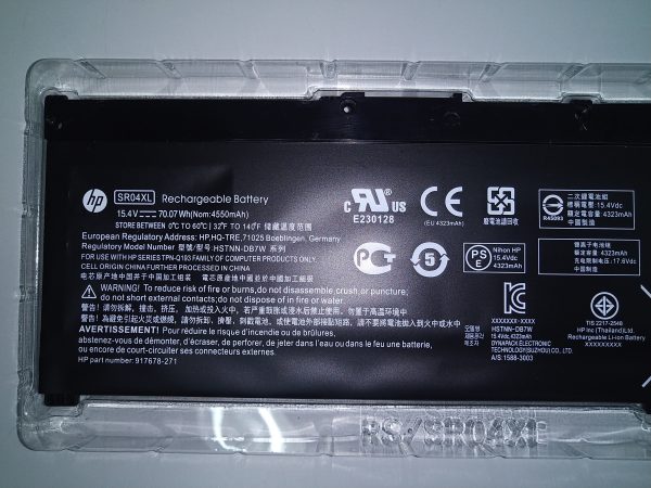 Original SR04XL HP Omen 15-CE002NK Omen 15-CE018NM Omen 15-CE071TX Pavilion 15-CB012NO Pavilion 15-CB081TX Laptop Battery Fashion