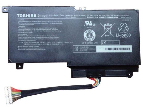 Original PA5107U-1BRS Toshiba Satellite L45, L45D, L50, L55, P50, P55, S55, P000573240 Laptop Battery Supply