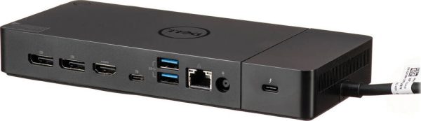 Dell Thunderbolt Docking Station, 130W Maximum Power Delivery, Gigabit Ethernet Port, Supports Up To Four Displays, HDMI, Displayport, Windows   Mac   Linux Compatible, Black | WD19TBS Discount