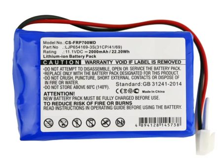 Battery Replacement for Fresenius KAY0654169-3S LJP654169-3S FBALCO0059 VP7 Pumps Vp7 Online Sale