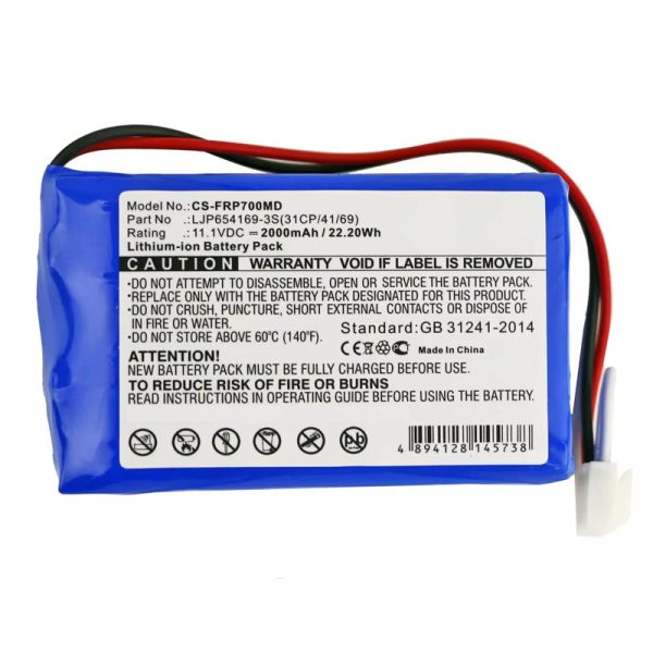 Battery Replacement for Fresenius KAY0654169-3S LJP654169-3S FBALCO0059 VP7 Pumps Vp7 Online Sale