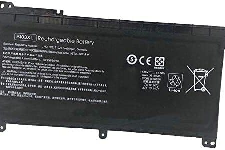 eBuyUAE BI03XL HP Laptop Battery Compatible with  14-AX 14-ax010nr 14-ax010wm 14-ax020wm 14-ax030wm 14-ax020nr 844203-850 Hot on Sale