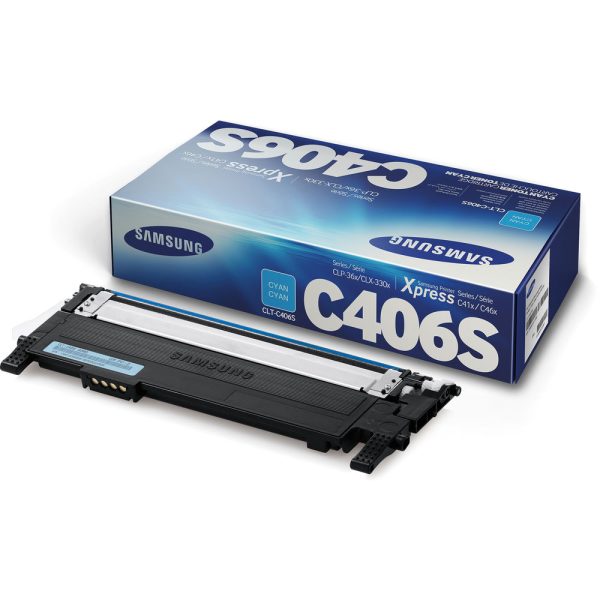 Samsung CLT-C406S Cyan CLP360 365, CLX 3300 3305 Toner Cartridge For Discount