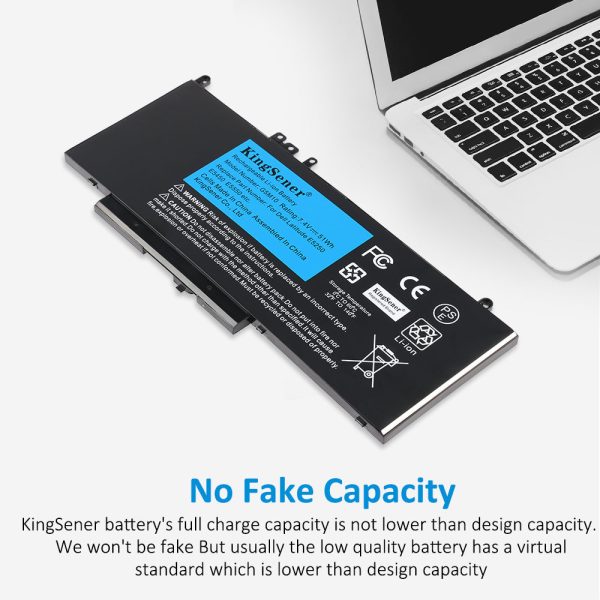 US Warehouse KingSener Brand G5M10 51WH Laptop battery Replacement For DELL Latitude E5250 E5450 E5550 8V5GX R9XM9 WYJC2 1KY05 7.4V 51WH Online now