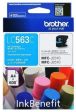 Brother Ink Cartridge LC-563 Cyan For Sale