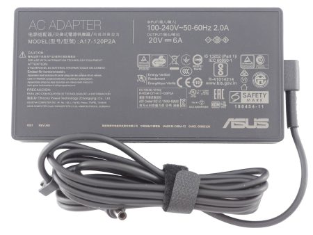 120W Original Asus Zenbook 15 A17-120P2A, 0A001-00860100 20V 6A Laptop Adapter Fashion