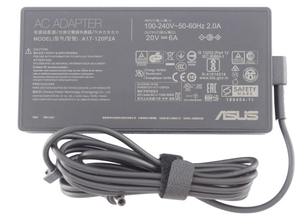 120W Original Asus Zenbook 15 A17-120P2A, 0A001-00860100 20V 6A Laptop Adapter Fashion