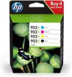 HP 3HZ51AE 903XL High Yield Original Ink Cartridges, Black Cyan Magenta Yellow, Multipack Sale