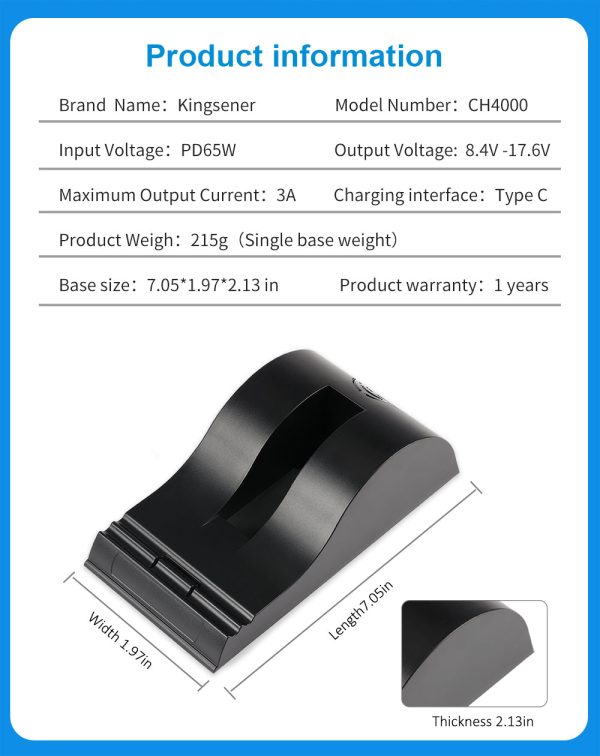 Battery Charger For INSPIRED ENERGY RH2024HD34 RH2024QE34 Online Hot Sale