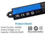 CA Warehouse KingSener 359498 battery For Bose SoundLink III 330107 359498  330107A 359495  2330mAh 26WH Online