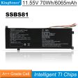 SSBS81 Replacement Battery For Mechrevo 16 Pro 16HD-5BB6U 16HDS-7BB6U 11.55V 70Wh For Sale