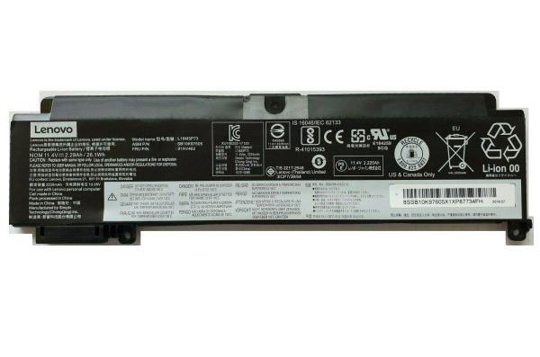 26Wh Original 01AV462 Lenovo ThinkPad T460s, ThinkPad T470s, 01AV462, 01AV405, SB10J79004 laptop battery Sale