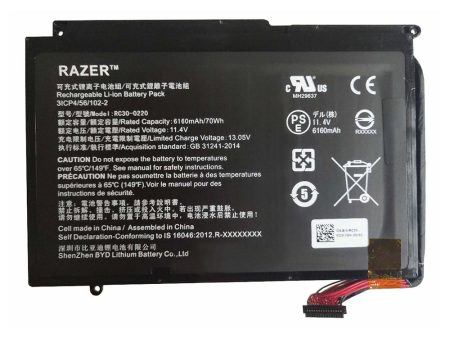 Genuine RC30-0220 Razer Blade Pro 17 2017 GTX1060 i7-7700HQ 2019 RTX 2060 RTX 2070 RTX 2080 RZ09-0220 RZ09-02202 RZ09-02202E75 RZ09-02202E75-R3U1 Series Laptop Battery Hot on Sale